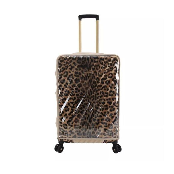 Marcy McKenna 26” Clear Design PVC Material Nylon Sides Luggage Cover NWT - Picture 3 of 9